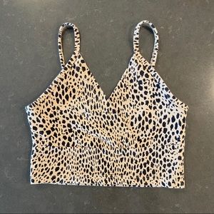 SOLD Brandy melville cheetah/ leopard amara tank